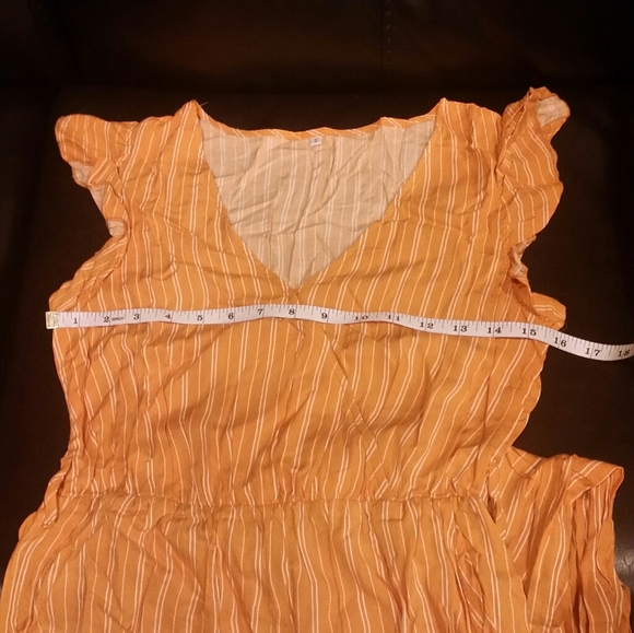 Wrap front Ruffle Sleeve jumpsuit - Picture 7 of 9